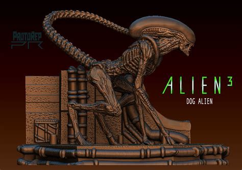 Alien 3 Dog alien 3D model | CGTrader