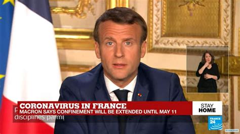 Macron says France's Covid-19 lockdown to last until May 11