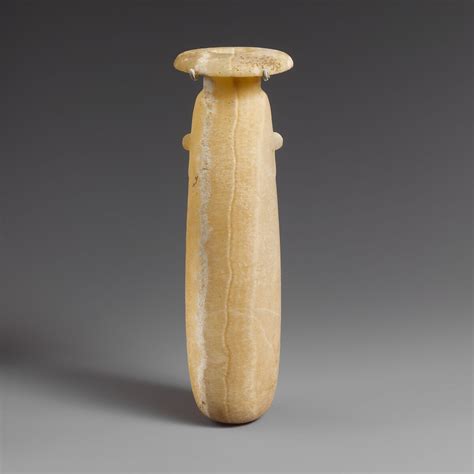 Alabaster alabastron (perfume vase) | Cypriot | Classical | The ...