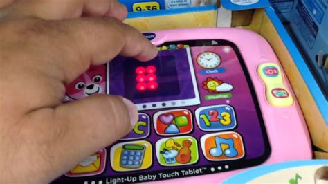 vTECH LIGHT-UP BABY TOUCH TABLET Interactive & Educational Toy PRODUCT REVIEW - YouTube