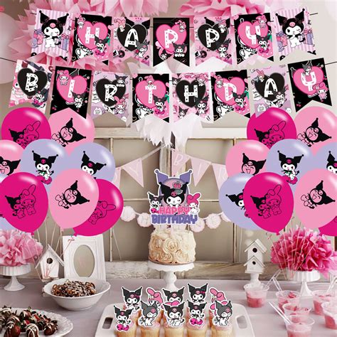 Kuromi Party Decorations,Birthday Party Supplies For Kuromi Party ...