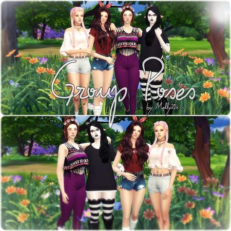 Friends Selfie Pose Pack Set 1 Poses