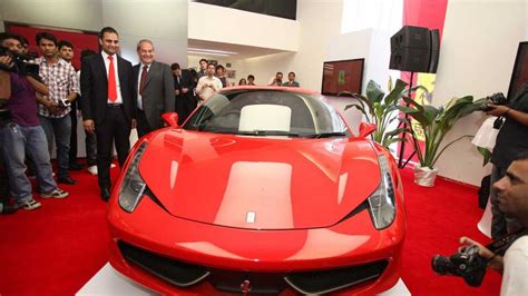 Ferrari arrives in India