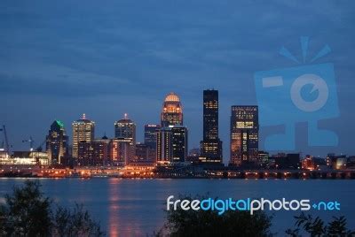 Louisville Kentucky Skyline Stock Photo - Royalty Free Image ID 1009091