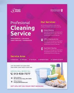 11 Best Cleaning Service Flyer Templates - ksioks