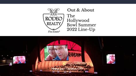 The Hollywood Bowl Summer 2022 Line-Up | Out & About - Rodeo Realty