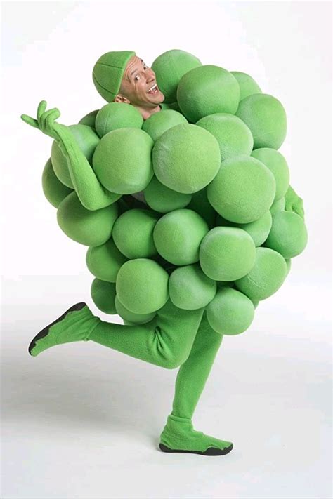 J.P. Manoux as the green grapes from Fruit of the Loom TV advertisements - photographer unknown