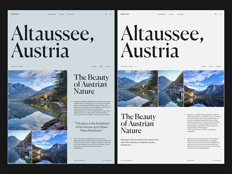 Travel Guide - Layout by Anton Pecheritsa on Dribbble