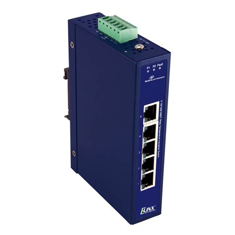 Ultra Compact DIN Rail Mount Unmanaged Ethernet Switches - Advantech B+B SmartWorx