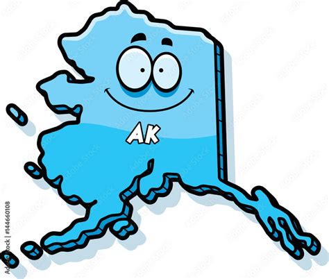 Cartoon Alaska Stock Vector | Adobe Stock