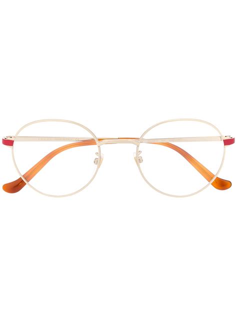 Gucci Eyewear Round Frame Glasses - Farfetch