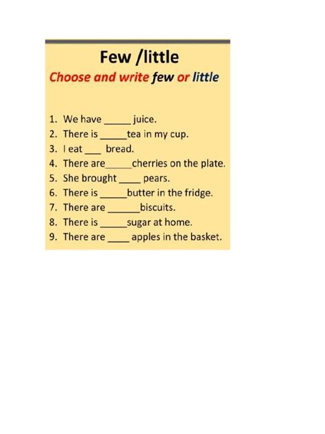 Few - Little | PDF