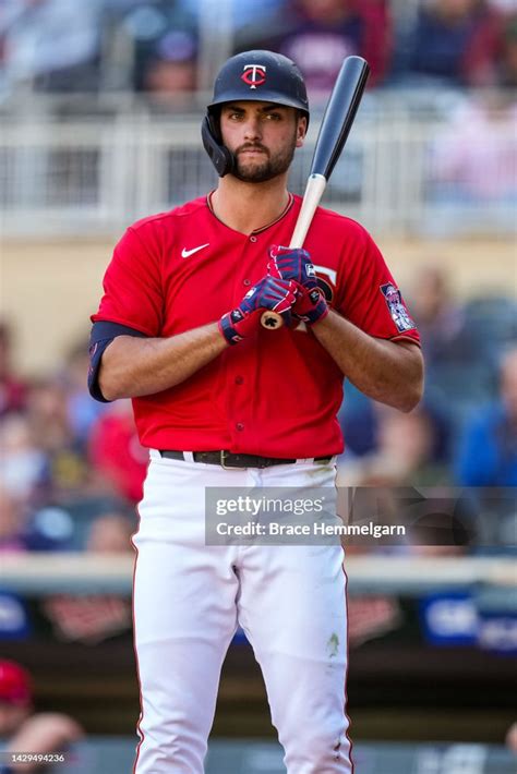 Matt Wallner of the Minnesota Twins bats against the Chicago White ...