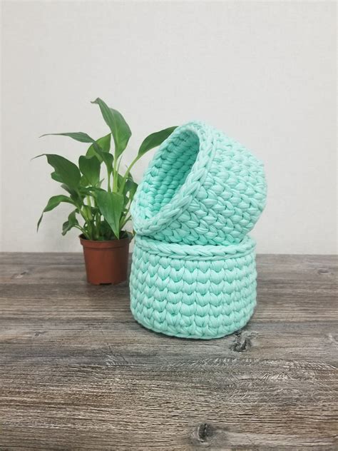 Crochet basket crochet pot. storage basket bathroom basket | Etsy in 2021 | Storage baskets ...