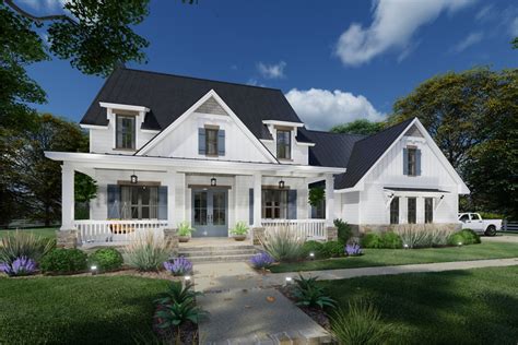 Two Story Modern Farmhouse Style House Plan 7871: The Jefferson