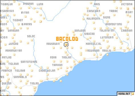 Bacolod (Philippines) map - nona.net