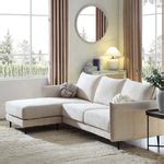Bari Light Beige Fabric Sofa | daals