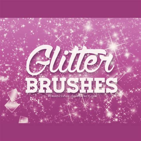 Glitter Brushes - Photoshop brushes