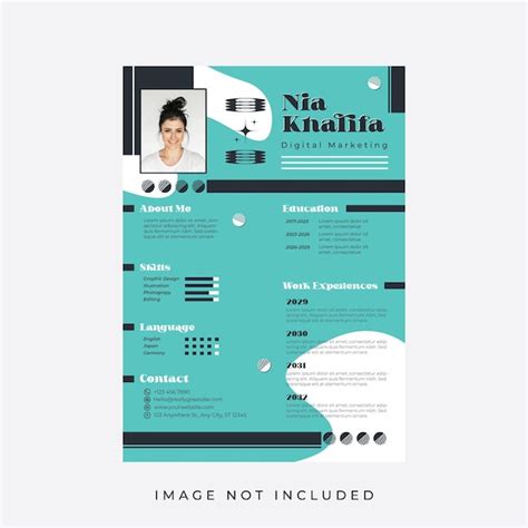 Premium Vector | Resume and CV Template