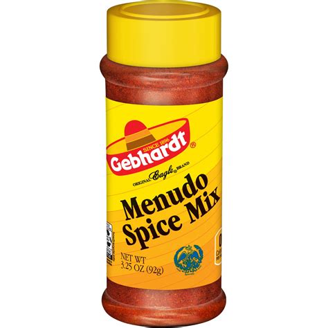 Gebhardt Menudo Spice Mix, 3.25 oz., 2 Pack - Walmart.com