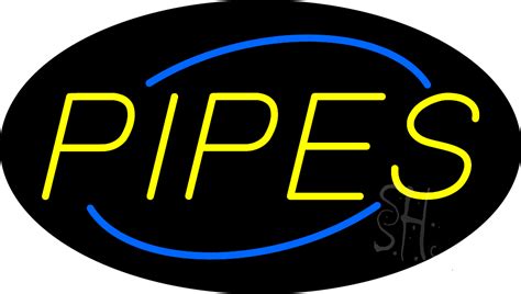 Yellow Pipes Animated Neon Sign - Pipes Neon Signs - Everything Neon