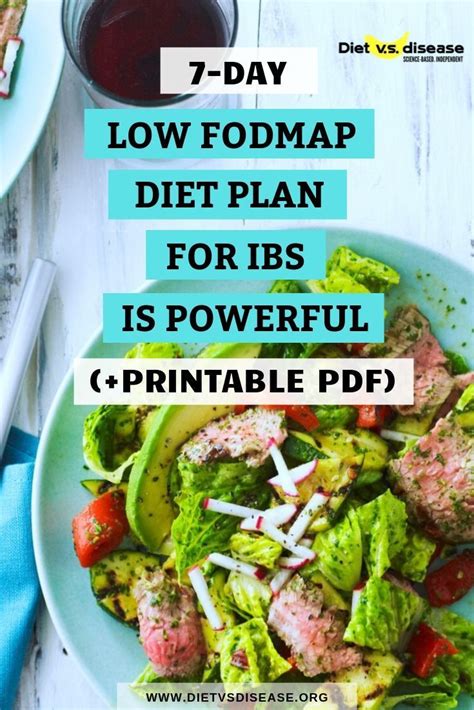 7-Day Low FODMAP Diet Plan For IBS (+Printable PDF) | Low fodmap diet ...