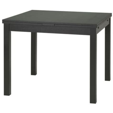 Ikea Extendable table, brown-black, 35 3/8/50 3/4/66 1/8x35 3/8 ", 2206 ...