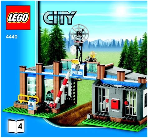 LEGO Forest Police Station Instructions 4440, City | Lego city, Lego city sets, Lego