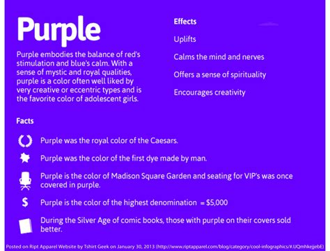 Purple | Color meaning chart, Aura colors meaning, Purple meaning