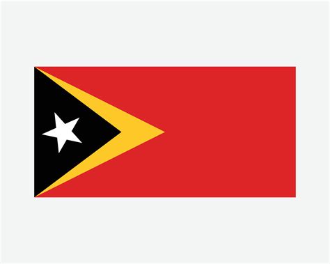 National Flag of Timor-Leste. East Timor Country Flag. Democratic ...