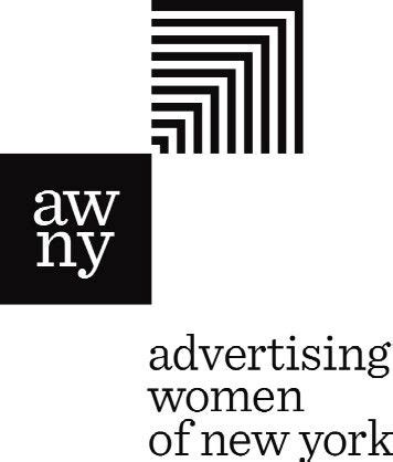 New AWNY Logo in Black and White | Custom vinyl banners, ? logo, Logo mark