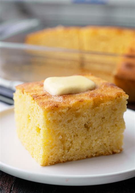 Moist & Sweet Cornbread Recipe I 100K Recipes