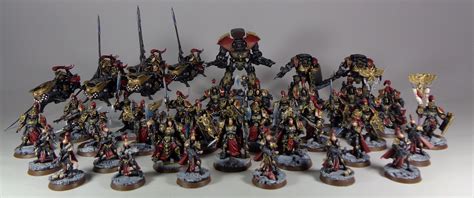 Black Adeptus Custodes - 40k Miniature Painting Service — Paintedfigs ...