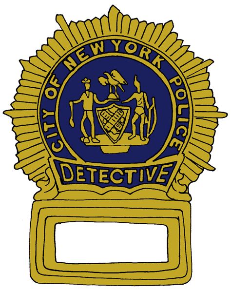 NYPD Badge 1 Detective by historymaker1986 on DeviantArt