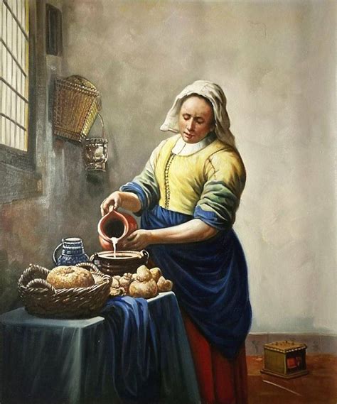 The Milkmaid Painting at PaintingValley.com | Explore collection of The Milkmaid Painting