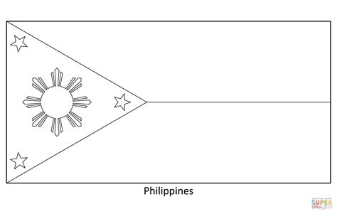 Desenho de Bandeira das Filipinas para colorir | Desenhos para colorir ...