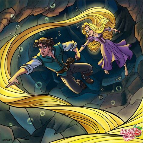 Rapunzel and Flynn Underwater - online puzzle