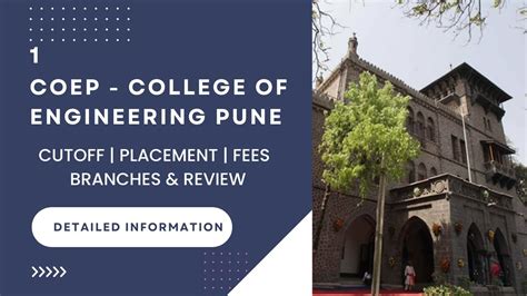 COEP - College of Engineering Pune, Placement, Admission, Courses, Fees, Detailed Review 2022 ...