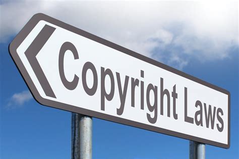 Copyright Laws - Free of Charge Creative Commons Highway Sign image