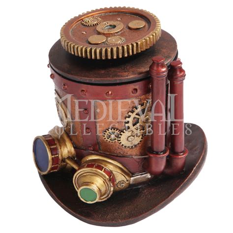 steampunk hat weapon - Google Search | Trinket boxes, Steampunk decor ...