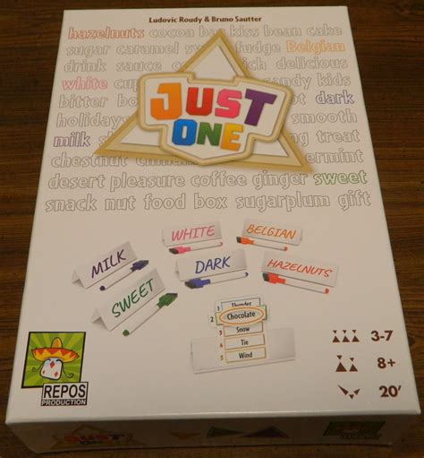 Just One Board Game Review and Rules | Geeky Hobbies