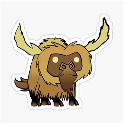 "Beefalo- Don’t Starve" Sticker by MaryAreWe | Redbubble