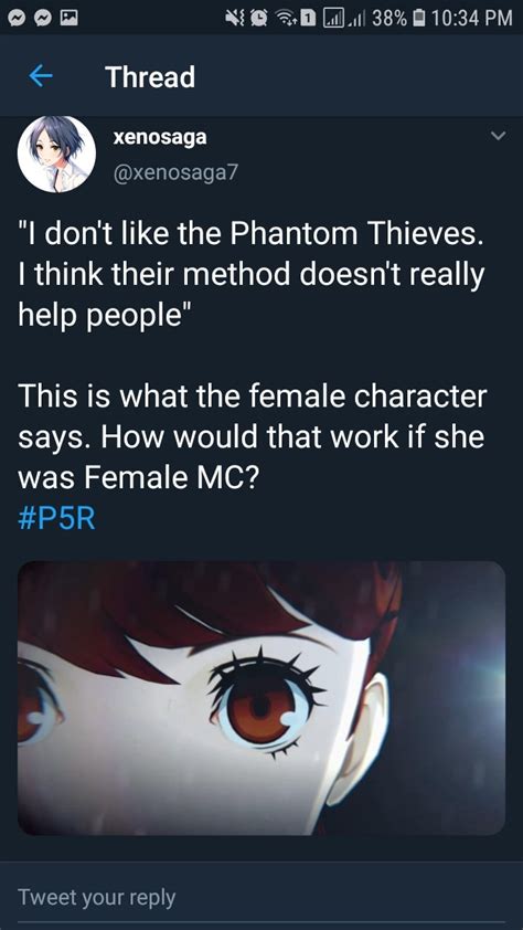 That Female Character is NOT a FeMC : r/Persona5