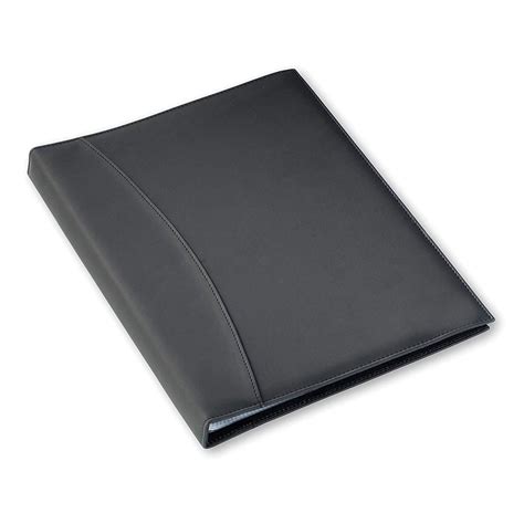 A4 Leather Document Folder with Plastic Sleeve - China Leather ...