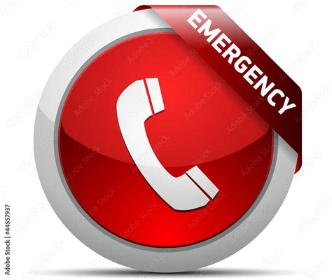 Emergency call button Stock Vector | Adobe Stock