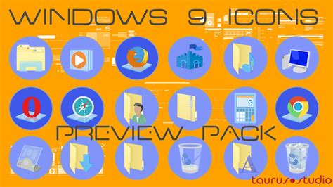 Preview Pack - Windows 9 Icons by icecreeg on DeviantArt