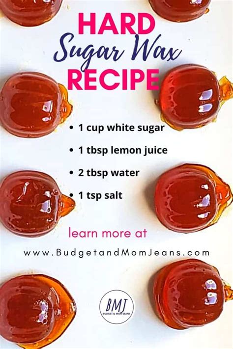 Hard Sugar Wax Recipe | How To Make DIY Sugar Wax