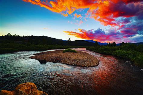Platte River Colorado looking north | Sunset on the Platte R… | Flickr
