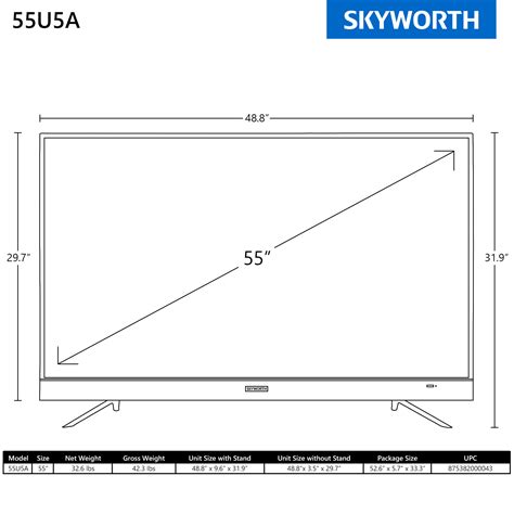 82 Inch TV Dimensions TV Specs, 42% OFF