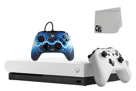 Microsoft Xbox One X 1TB Gaming Console White with Arc Lightning Controller Included BOLT AXTION ...